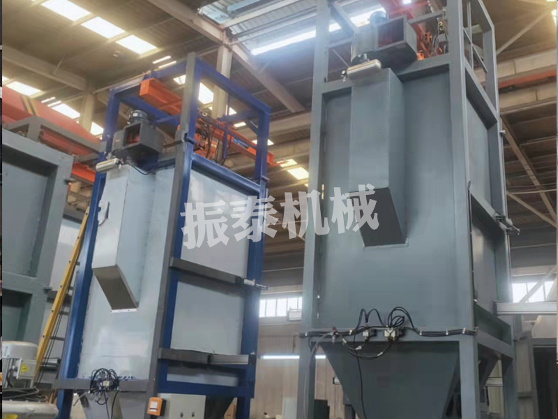 噸袋拆包機生產(chǎn)已完成，經(jīng)過試機，符合出廠標準，發(fā)往山東，請伊經(jīng)理查收！