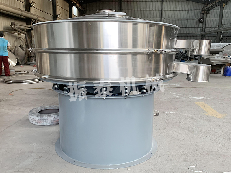 青海直徑1000mm防爆氣動振動篩生產(chǎn)已完成，通過物流發(fā)往青海，請王經(jīng)理注意查收！請